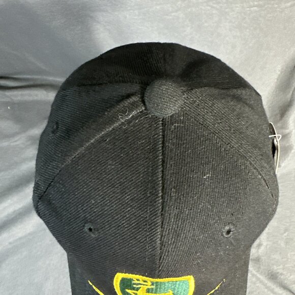 John Deere Black Hat Cap Snapback Adjustable Logo Tractor Farm New w/ Tag - Picture 5 of 8
